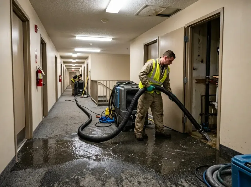 multi-unit-apartment-hallway-f-005 — frequently asked questions, Emergency Burst Pipe Water Extraction & Removal in Donna, TX